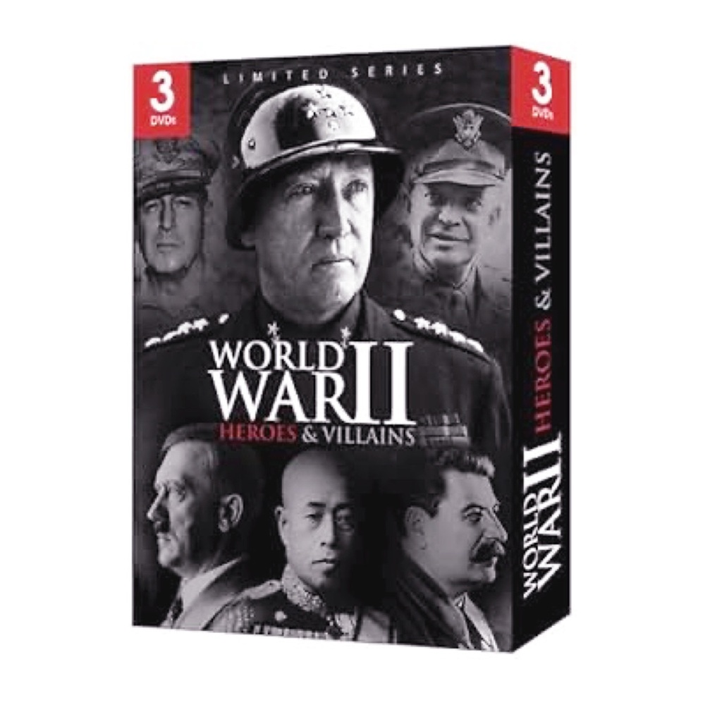 World War II Heroes & Villains‎ 3-DVD Documentary Boxed Set